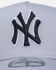 New Era New York Yankees 9FORTY A-Frame Snapback Grey/Black/White