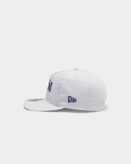 New Era Los Angeles Lakers 16X Champs Old Golfer Snapback White/OTC