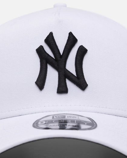 New Era New York Yankees 9FORTY A-Frame Snapback White/Black