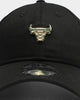 New Era Chicago Bulls Mini Metal 9TWENTY Strapback Black/Silver