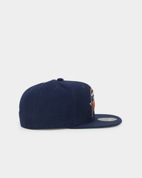 Mitchell & Ness Golden State Warriors 'Team Ground 2.0 Hardwood Classics' Fitted Navy