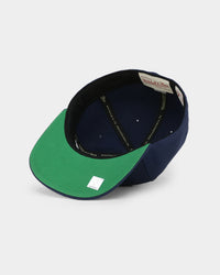 Mitchell & Ness Golden State Warriors 'Team Ground 2.0 Hardwood Classics' Fitted Navy