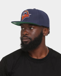 Mitchell & Ness Golden State Warriors 'Team Ground 2.0 Hardwood Classics' Fitted Navy