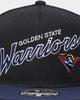 Mitchell & Ness Golden State Warriors 'Team Script 2.0 Hardwood Classics' Fitted Black