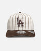 New Era Los Angeles Dodgers 'Washed Stone Walnut' 19TWENTY Snapback Brown Pinstripe