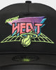 New Era Miami Heat 'Neon Vice Prolight' Old Golfer Snapback Black