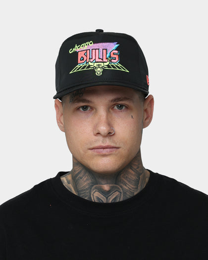New Era Chicago Bulls 'Neon Vice Prolight' Old Golfer Snapback Black