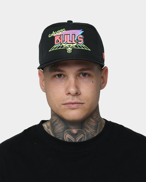 New Era Chicago Bulls 'Neon Vice Prolight' Old Golfer Snapback Black