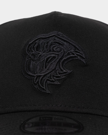 New Era Manly Warringah Sea Eagles 'Black On Black' 9FORTY A-Frame Snapback Black