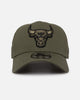 New Era Chicago Bulls 'Olive/Black' 9FORTY A-Frame Snapback Olive/Black