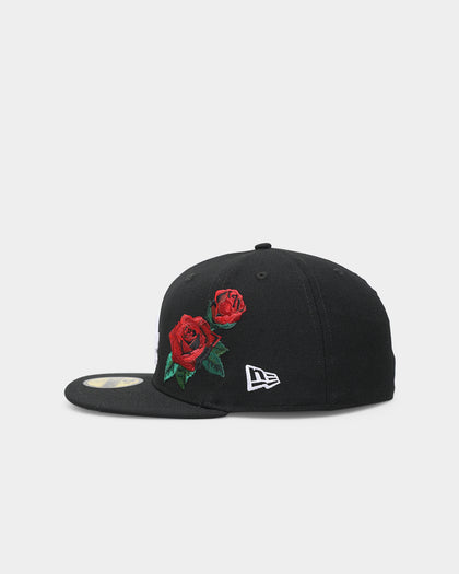 New Era Los Angeles Dodgers 'Rose Emblem' 59FIFTY Fitted Black