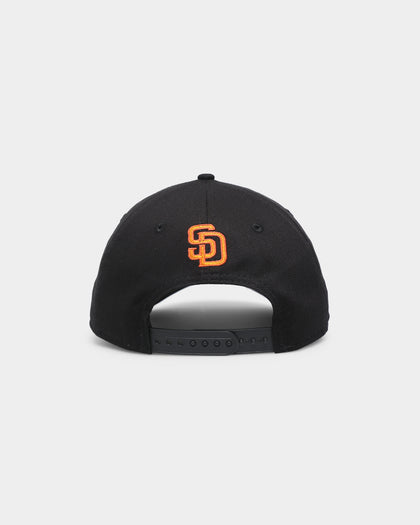 New Era San Diego Padres 'Flamin' Hot' 9FORTY A-Frame Snapback Black/Flame