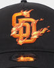 New Era San Diego Padres 'Flamin' Hot' 9FORTY A-Frame Snapback Black/Flame
