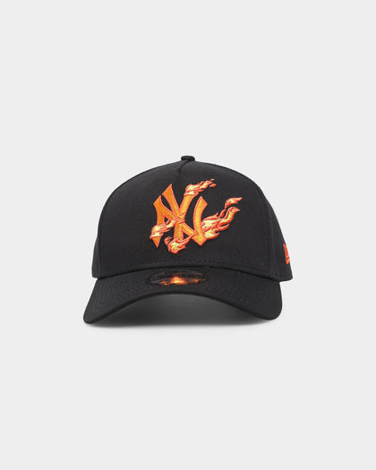 New Era New York Yankees 'Flamin' Hot' 9FORTY A-Frame Snapback Black/Flame