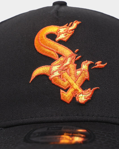 New Era Chicago White Sox 'Flamin' Hot' 9FORTY A-Frame Snapback Black/Flame