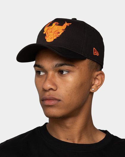 New Era Chicago Bulls 'Flamin' Hot' 9FORTY A-Frame Snapback Black/Flame