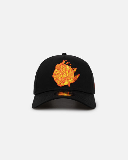 New Era Boston Celtics 'Black Flame' 9FORTY A-Frame Snapback Black/Flame