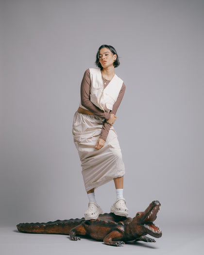 Crocs Mega Crush Clog Bone