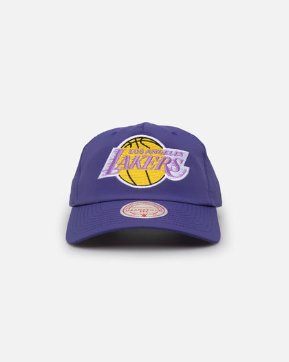Mitchell & Ness Los Angeles Lakers 'Nylon Hardwood Classics Logo' Deadstock Snapback Original Team Colours
