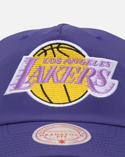 Mitchell & Ness Los Angeles Lakers 'Nylon Hardwood Classics Logo' Deadstock Snapback Original Team Colours