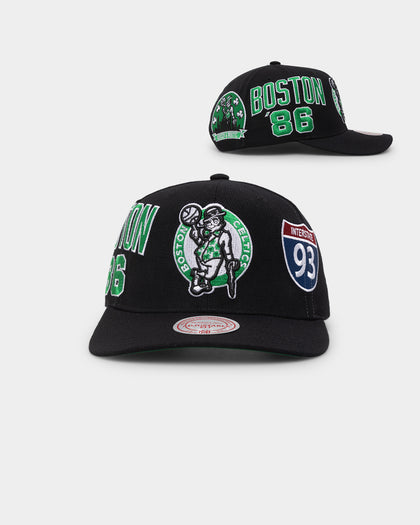 Mitchell & Ness Boston Celtics 'Highway' Pro Crown Snapback Black