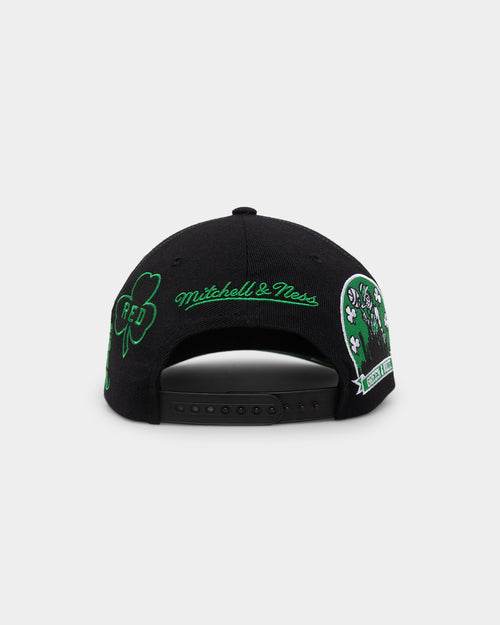 Mitchell & Ness Boston Celtics 'Highway' Pro Crown Snapback Black