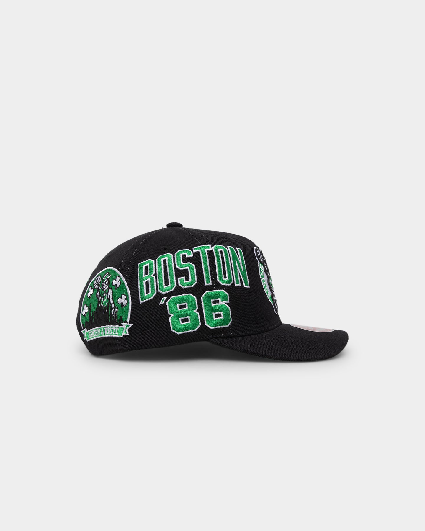 Mitchell & Ness Boston Celtics 'Highway' Pro Crown Snapback Black