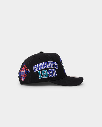 Mitchell & Ness Charlotte Hornets 'Highway' Pro Crown Snapback Black