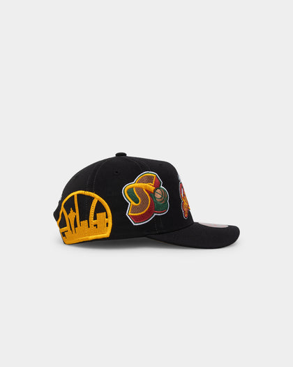 Mitchell & Ness Seattle Supersonics 'Highway' Pro Crown Snapback Black