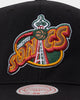 Mitchell & Ness Seattle Supersonics 'Highway' Pro Crown Snapback Black