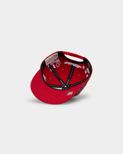 Mitchell & Ness Chicago Bulls 'Highway' Pro Crown Snapback Red