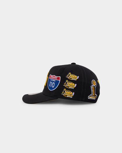 Mitchell & Ness Los Angeles Lakers 'Highway' Pro Crown Snapback Black