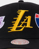 Mitchell & Ness Los Angeles Lakers 'Highway' Pro Crown Snapback Black