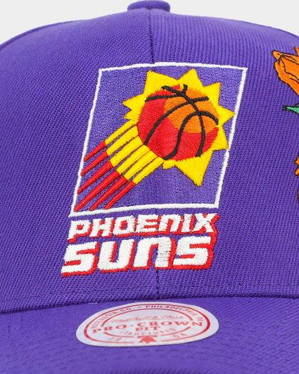 Mitchell & Ness Phoenix Suns 'Roses HWC' Pro Crown Snapback Purple