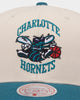 Mitchell & Ness Charlotte Hornets Vintage White Wool Snapback Vintage White