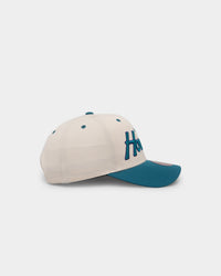 Mitchell & Ness Charlotte Hornets Vintage White Script Wool Snapback Vintage White