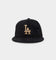 New Era Los Angeles Dodgers 'Black Tan Suede' 59FIFTY Fitted Black/Tan