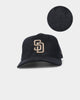 New Era San Diego Padres 'Black/Tan Suede' 9FORTY K-Frame Strapback