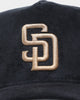 New Era San Diego Padres 'Black/Tan Suede' 9FORTY K-Frame Strapback