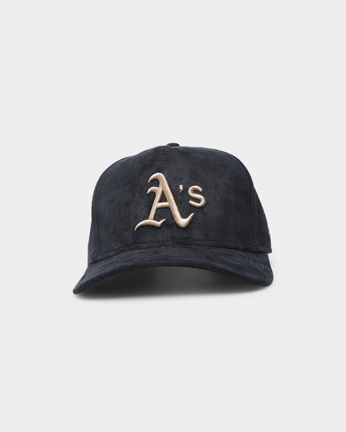 New Era Oakland Athletics 'Black/Tan Suede' 9FORTY K-Frame Strapback