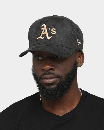New Era Oakland Athletics 'Black/Tan Suede' 9FORTY K-Frame Strapback