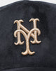 New Era New York Mets 'Black/Tan Suede' 9FORTY K-Frame Strapback