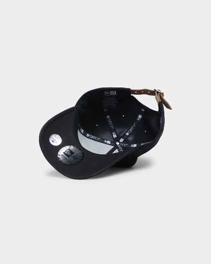 New Era New York Mets 'Black/Tan Suede' 9FORTY K-Frame Strapback