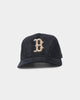 New Era Boston Red Sox 'Black/Tan Suede' 9FORTY K-Frame Strapback