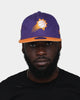 New Era Phoenix Suns "Purple Valley" Old Golfer Snapback Purple/Orange