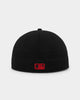 New Era New York Yankees "Scarlet Bottom" 59FIFTY Fitted Black/Scarlet