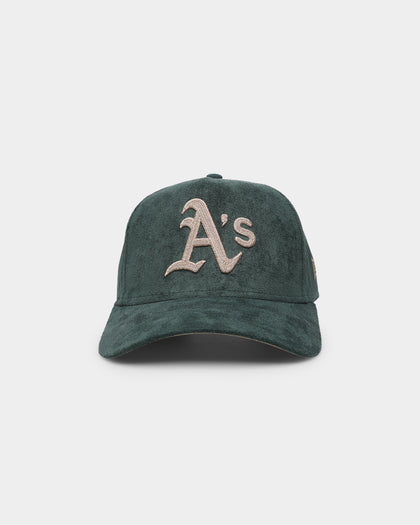 New Era Oakland Athletics 'Forest Suede & Camel' 9FORTY K-Frame Strapback Dark Green