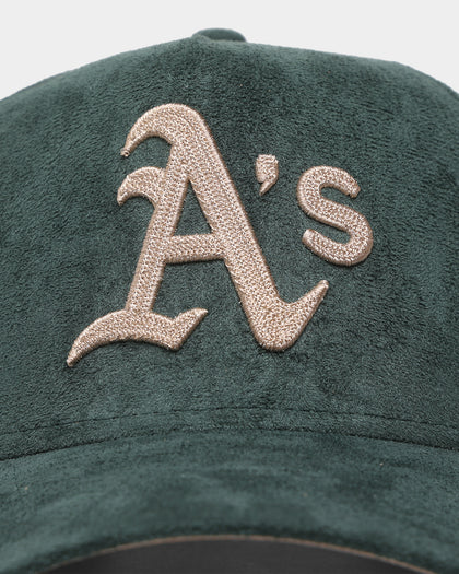 New Era Oakland Athletics 'Forest Suede & Camel' 9FORTY K-Frame Strapback Dark Green