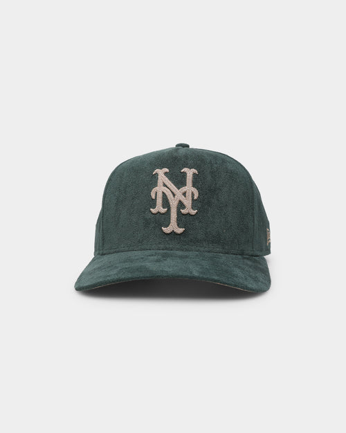 New Era New York Mets 'Forest Suede & Camel' 9FORTY K-Frame Strapback Dark Green