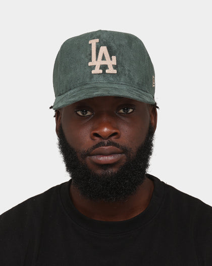 New Era Los Angeles Dodgers 'Forest Suede & Camel' 9FORTY K-Frame Strapback Dark Green